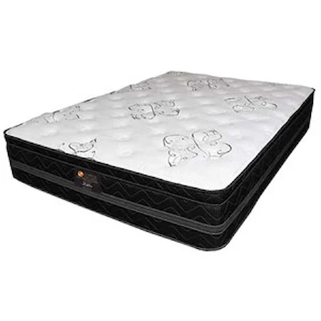 Queen Luxury Plush Euro Top Pocketed Coil Mattress